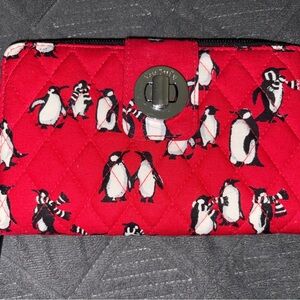 Vera Bradley Wallet with Playful Penguin Design